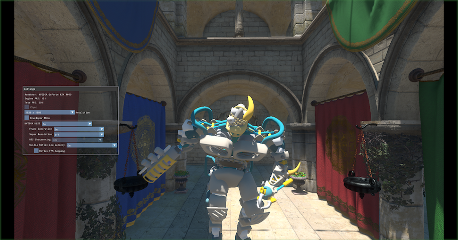 DLSSG Input Example: Final Color dlssg_final_color